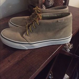 Vans tan shoes
